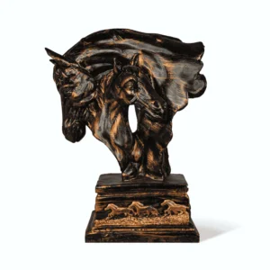 2 Face Horse Decoration Piece
